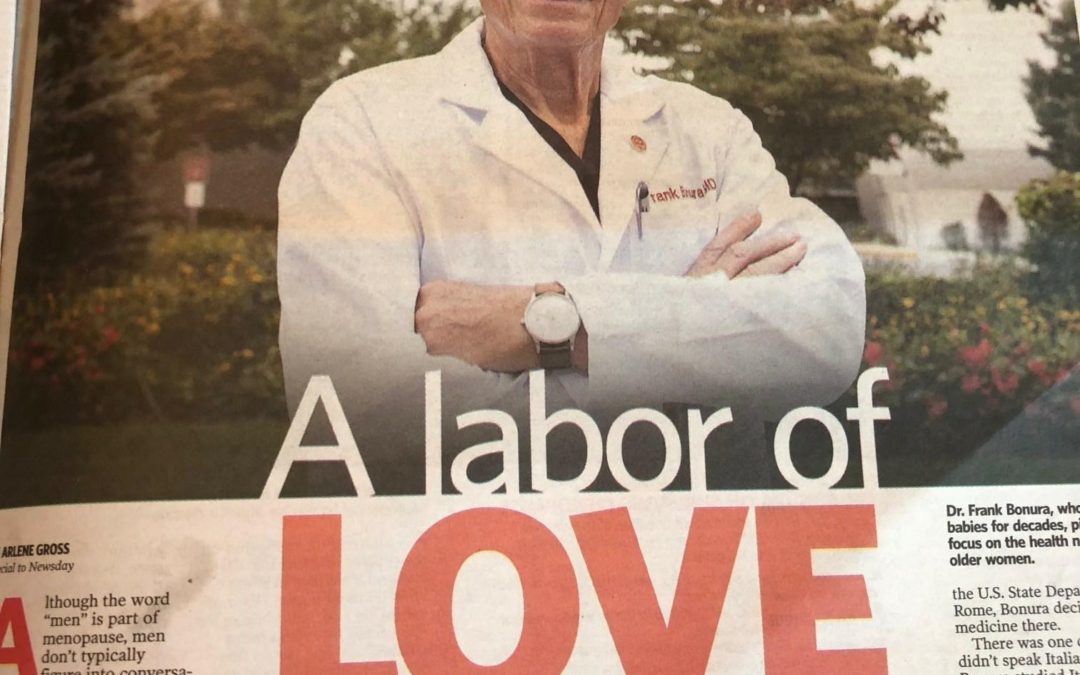 Frank Bonura, MD, Featured in Newsday’s Act2 9.23.18